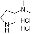 structure of CAS# 50534-42-4, N,N-Dimethyl-3-pyrrolidinamine dihydrochloride