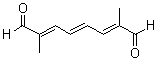 (E,E,E)-2,7-二甲基-2,4,6-辛三烯-1,8-二醛分子结构 (CAS 5056-17-7)