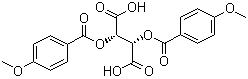 structure of CAS# 50583-51-2, Di-p-anisoyl-L-tartaric acid