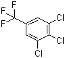 structure of CAS# 50594-82-6, 3,4,5-Trichlorobenzotrifluoride