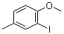 structure of CAS# 50597-88-1, 2-碘-4-甲基苯甲醚