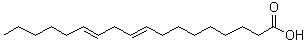 (9E,12E)-9,12-十八碳二烯酸分子结构 (CAS 506-21-8)