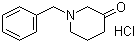1-苄基-3-哌啶酮盐酸盐分子结构 (CAS 50606-58-1)