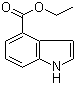吲哚-4-甲酸乙酯分子结构 (CAS 50614-84-1)