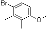 4-溴-2,3-二甲基苯甲醚分子结构 (CAS 50638-48-7)