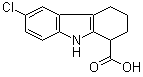 6-氯-2,3,4,9-四氢-1H-咔唑-1-甲酸分子结构 (CAS 50639-66-2)