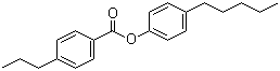 4-丙基苯甲酸对戊基苯酚酯分子结构 (CAS 50649-60-0)