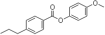 4-丙基苯甲酸 4-甲氧基苯基酯分子结构 (CAS 50649-61-1)