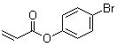 structure of CAS# 50663-21-3, 4-溴苯基丙烯酸酯