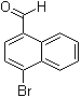 4-溴-1-萘甲醛分子结构 (CAS 50672-84-9)