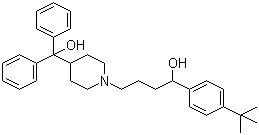structure of CAS# 50679-08-8, 特非那定
