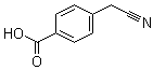 4-(氰基甲基)苯甲酸分子结构 (CAS 50685-26-2)