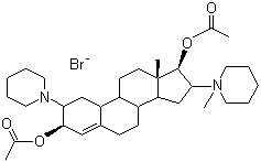 维库溴铵分子结构 (CAS 50700-72-6)