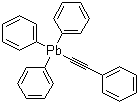 三苯基(苯乙炔基)铅(IV)分子结构 (CAS 5072-98-0)