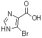 5-溴-1H-咪唑-4-羧酸分子结构 (CAS 50743-02-7)