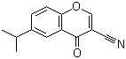structure of CAS# 50743-32-3, 3-Cyano-6-isopropylchromone