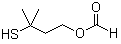 甲酸 3-巯基-3-甲基丁酯分子结构 (CAS 50746-10-6)