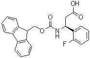 (betaS)-beta-[[(9H-芴-9-基甲氧基)羰基]氨基]-2-氟苯丙酸分子结构 (CAS 507472-13-1)
