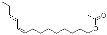 structure of CAS# 50767-79-8, (Z,E)-9,11-Tetradecadien-1-ol acetate