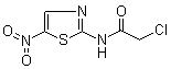 CAS # 50772-59-3, 2-Chloro-N-(5-nitro-2-thiazolyl)acetamide, 2-(2-Chloroacetamido)-5-nitrothiazole, NSC 149458