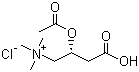 structure of CAS# 5080-50-2, 乙酰基-L-肉碱盐酸盐