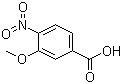 structure of CAS# 5081-36-7, 3-Methoxy-4-nitrobenzoic acid