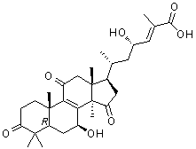 CAS # 508182-41-0, Ganoderic acid LM2, (7beta,23S,24E)-7,23-Dihydroxy-3,11,15-trioxo-lanosta-8,24-dien-26-oic acid