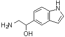 structure of CAS# 508233-98-5, alpha-(Aminomethyl)-1H-indole-5-methanol