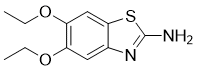 5,6-二乙氧基-1,3-苯并噻唑-2-胺分子结构 (CAS 50850-95-8)