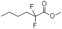 2,2-二氟己酸甲酯分子结构 (CAS 50889-47-9)