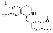 (R)-四氢罂粟碱分子结构 (CAS 50896-90-7)