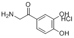 去甲肾上腺素 EP 杂质B(盐酸盐)分子结构 (CAS 5090-29-9)