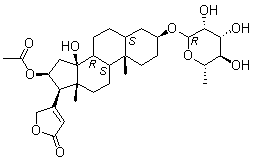 CAS 登录号：50906-58-6, 万年青苷 B