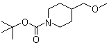 4-(甲氧基甲基)-1-哌啶甲酸叔丁酯分子结构 (CAS 509147-78-8)