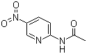 2-乙酰胺基-5-硝基吡啶分子结构 (CAS 5093-64-1)