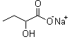 2-羟基丁酸钠分子结构 (CAS 5094-24-6)
