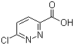 6-氯哒嗪-3-羧酸分子结构 (CAS 5096-73-1)