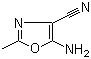 structure of CAS# 5098-16-8, 5-Amino-2-methyl-4-oxazolecarbonitrile