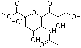 structure of CAS# 50998-13-5, N-Acetylneuraminic acid methyl ester