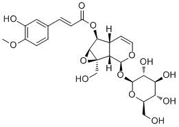 structure of CAS# 51005-44-8, 米内苷