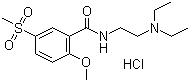 structure of CAS# 51012-33-0, 盐酸硫必利