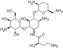 Arbekacin molecular structure (CAS 51025-85-5)