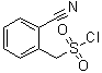 2-氰基苯甲烷磺酰氯分子结构 (CAS 51045-34-2)