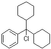 (Chlorodicyclohexylmethyl)benzene molecular structure (CAS 51046-32-3)