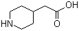 4-Piperidinylacetic acid molecular structure (CAS 51052-78-9)