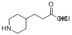 3-(Piperidin-4-yl)propanoic acid hydrochloride molecular structure (CAS 51052-79-0)