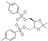 structure of CAS# 51064-65-4, 1,4-Ditosyl-2,3-O-isopropylidene-D-threitol