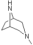 3-甲基-3,8-二氮杂双环[3.2.1]辛烷分子结构 (CAS 51102-41-1)