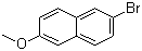 structure of CAS# 5111-65-9, 2-溴-6-甲氧基萘
