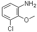 3-氯邻茴香胺分子结构 (CAS 51114-68-2)